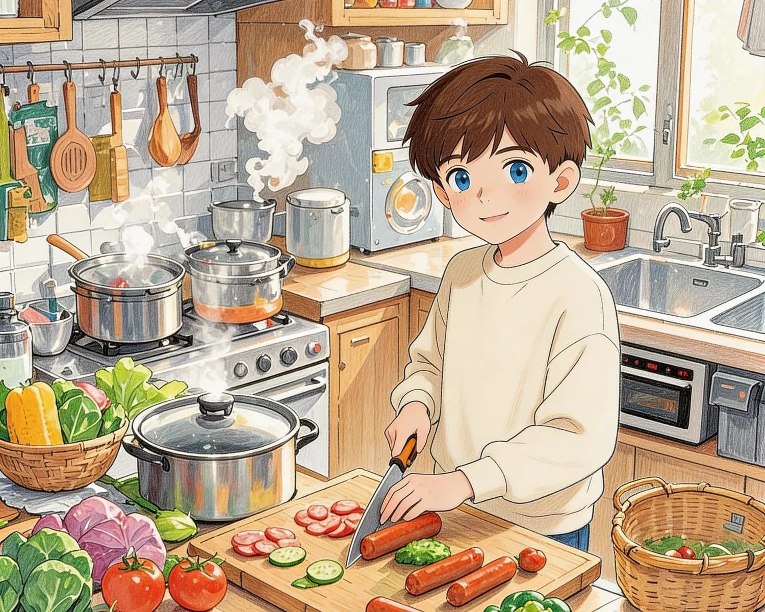 Ashton cooking and preparing recipe ideas