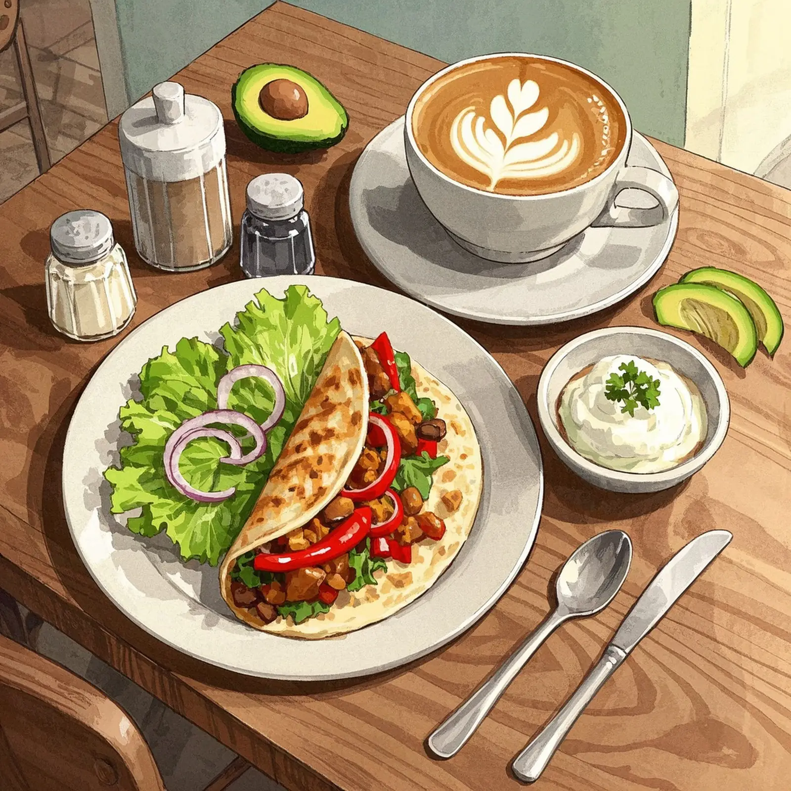 Red Chili Chicken Enchiladas